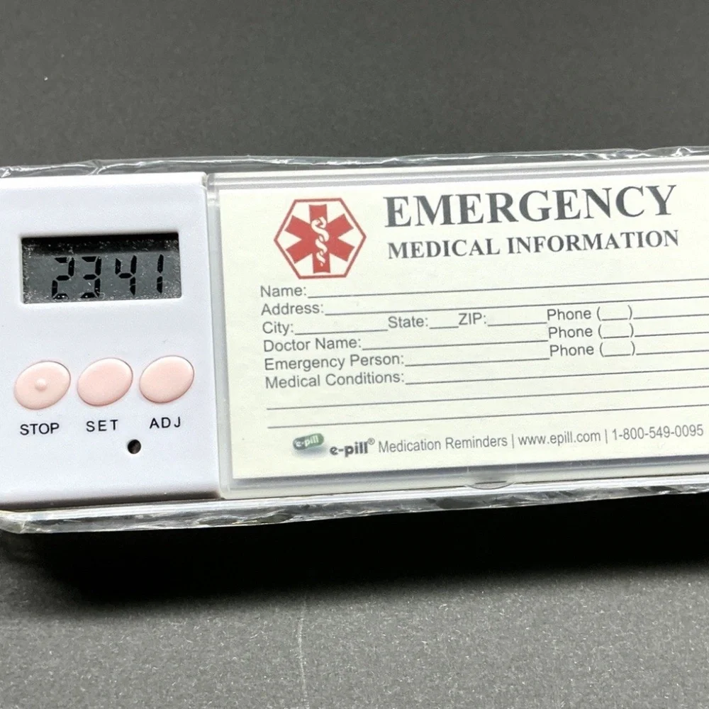 e-pill ® Medication Reminders Multi-Alarm PLUS SKU 759021